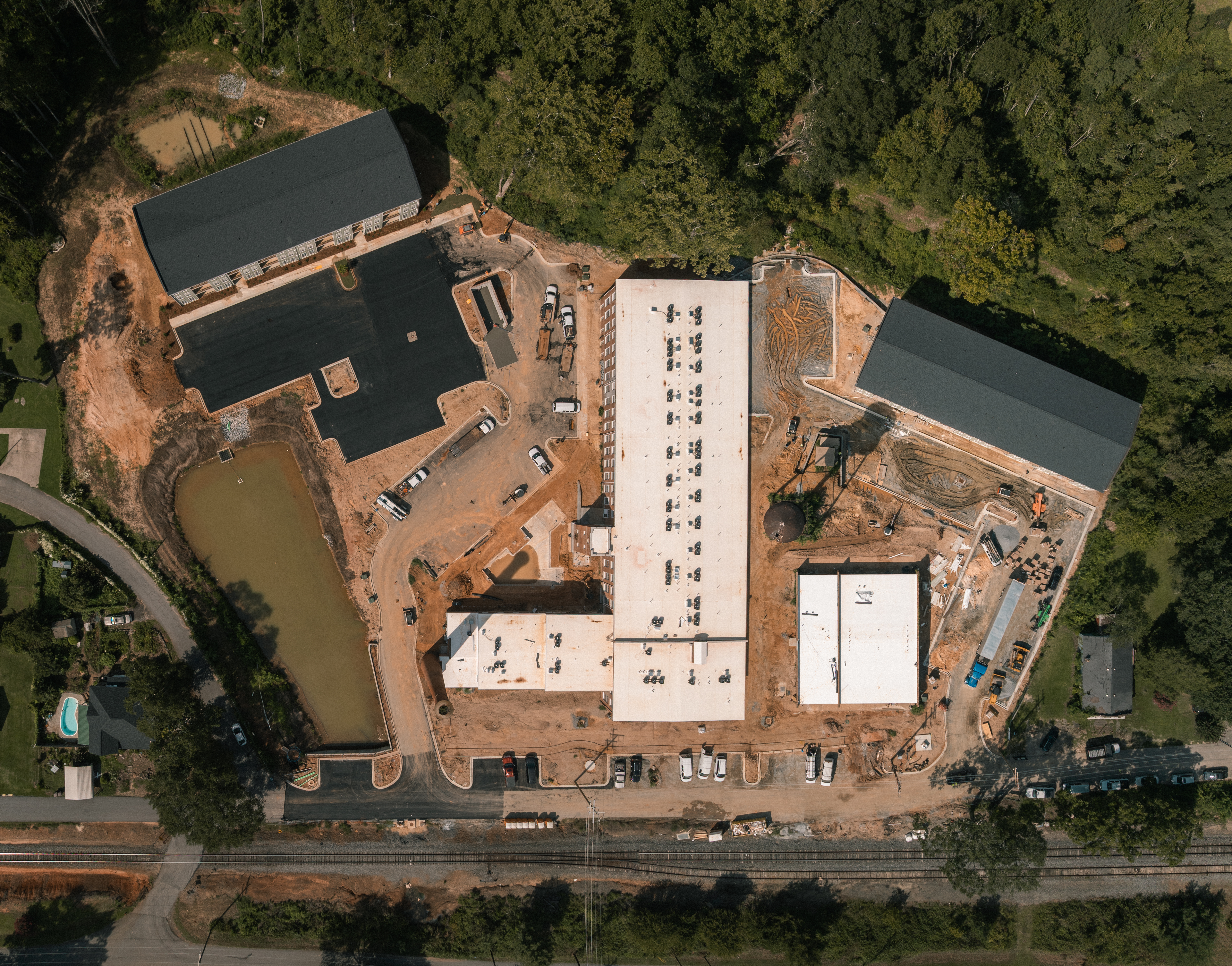 Pendleton Mills aerial view